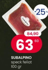 SUBALPINO шпек нарезка 100 г