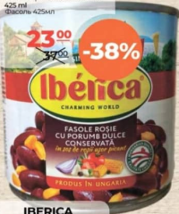 Iberica Fasole roșie cu Porumb în sos 425ml