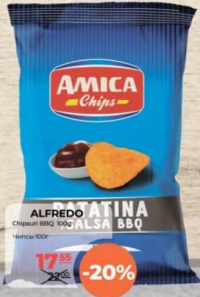 Amica Alfredo Чипсы BBQ 100г