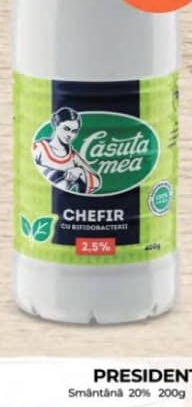 Căsuța Mea Bio chefir 2.5% 400g