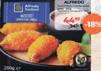 Alfredo Seafood Surimi MUSLITOS Pane/congelați 250g