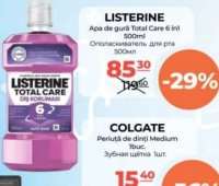 Listerine Apă de gură Total Care 6 in 1 500ml