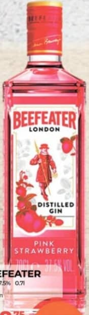 Beefeater джин Pink Strawberry 37.5% 0.7л