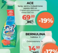 ACE Spray pentru îndepărtarea petelor 650 ml