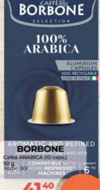 Borbone Кофе Arabica (10 капс) 50г