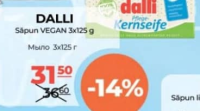 Dalli Săpun VEGAN 3x125g