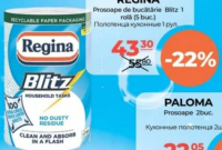 Regina Prosoape de bucătărie Blitz 1 rolă (5 buc.)