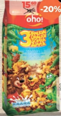 OHO! Сухой завтрак Три друга 175г