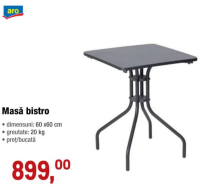 aro Masă bistro 60x60 cm