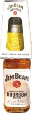 JIM BEAM BOURBON Виски 0,7л + стакан