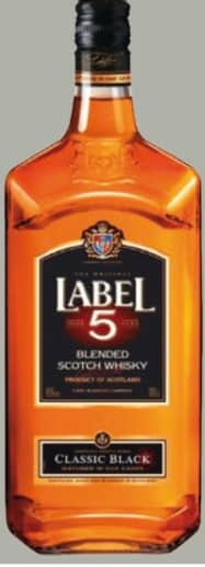 Label 5 Classic Black Виски 1л