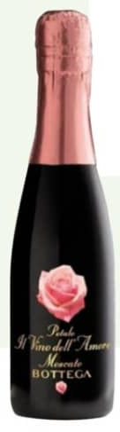 Bottega Игристое вино Петало Аморе Москато белое сладкое 0.2л