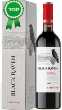 CARLEVANA BLACK RAVEN Вино Каберне Совиньон красное сухое 0,75л