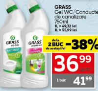 Grass Gel WC/Conducte de canalizare 750ml