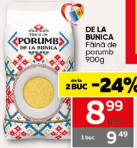 DE LA BUNICA Кукурузная мука 900г