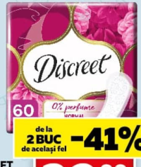 DISCREET Ежедневные прокладки Део 54/60 шт.