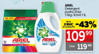 Ariel Detergent pudra 20sp 1.5kg/lichid 1.1L