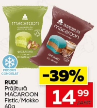 Rudi Пирожное макарун фисташка/мокко 60г