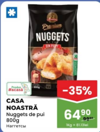 Куриные наггетсы Casa Noastră 800г