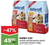 KIRBY CAT Hrană uscată pentru pisici sortiment divers 1.5Kg