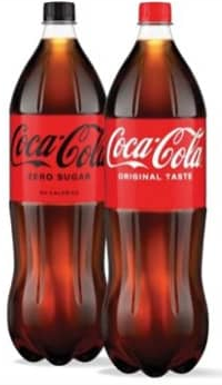 COCA COLA Безалкогольный газированный напиток Original/Zero 1.75л