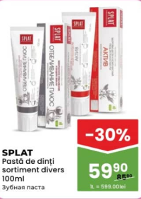 SPLAT Pastă de dinți sortiment divers 100ml