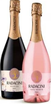 Radacini Вино игристое брют в ассортименте 0.75л