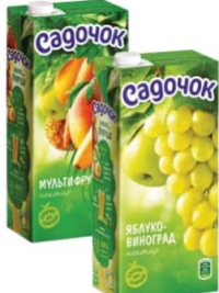 САДОЧОК Сок/Нектар в ассортименте 0.95л