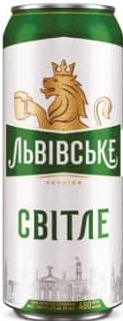 Львовское Светлое Пиво светлое 0.48л