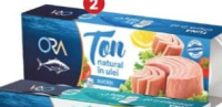 ORA Тунец натуральный кусочками 3*160г