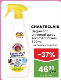 CHANTECLAIR Degresant universal spray sortiment divers 600ml