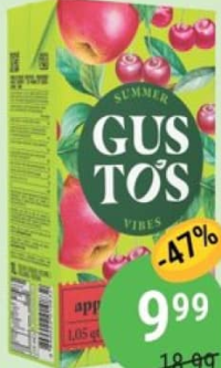 Напиток GUSTOS 1л