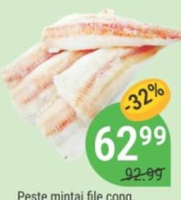 Golden Fish Pește mintai file cong. 1kg