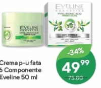 Cremă pentru față 6 Componente Eveline 50ml