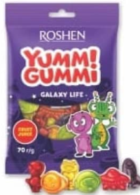 Roshen Yummi Gummi Жевательные конфеты 70г