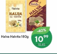 Halvita Halvă cu vanilie/arahide 180g