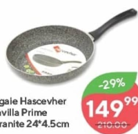 Hascevher Сковорода Lavilla Prime Granite 24*4.5см