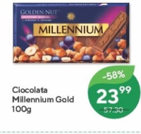 Millennium Gold Ciocolată 100g