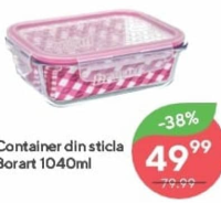 Borart Container din sticlă 1040ml
