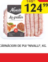 Nivalli Cârnăciori de pui, kg