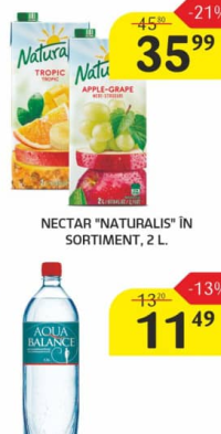 Нектар "Naturalis" в ассортименте, 2 л.