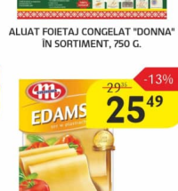 Тесто слоеное Donna замороженное в ассортименте, 750 г