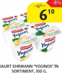 Ehrmann Yoginos Iaurt în sortiment 100 g