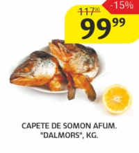 Dalmors Capete de somon afum., kg