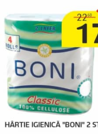 Boni Hârtie igienică 2 st. 4 rul.