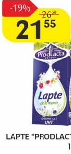 Prodlacta Lapte 1.5% 1 L