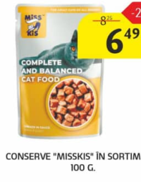 MissKis Консервы в ассортименте 100 г