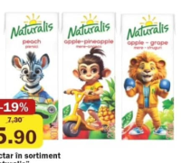 Naturalis Нектар в ассортименте 200 мл