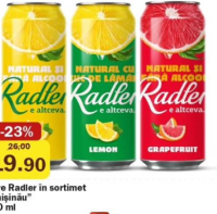 Пиво Radler Chișinău в ассортименте 500 мл