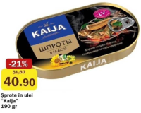 Kaija Șprote în ulei 190 gr